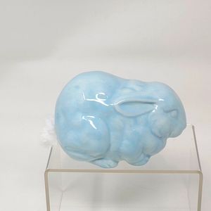 Vintage bunny cotton dispenser